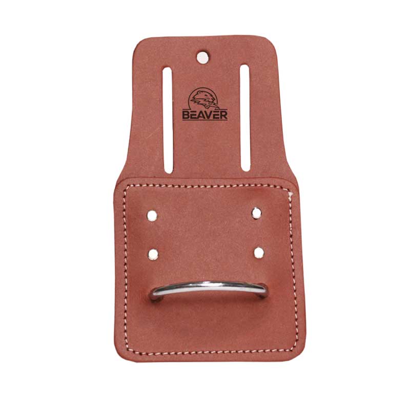 leather tool frog with 1 pocket brown color