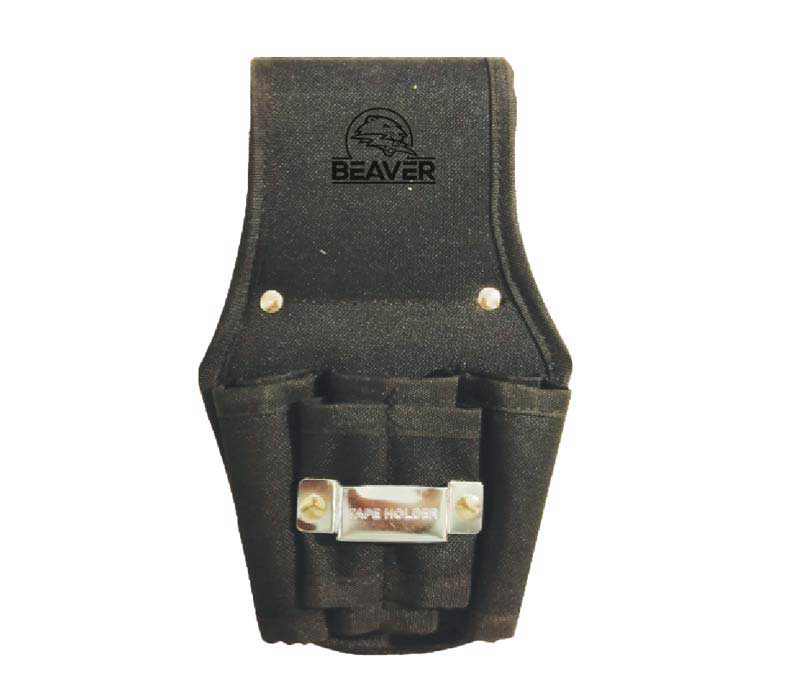 leather tool frog with 1 pocket black color