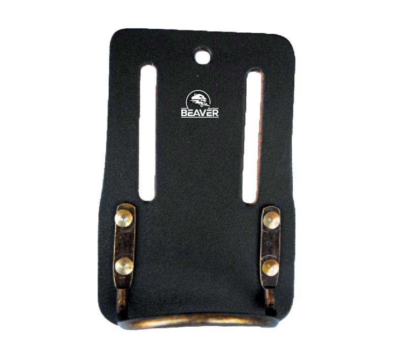 leather tool frog with 1 pocket black color