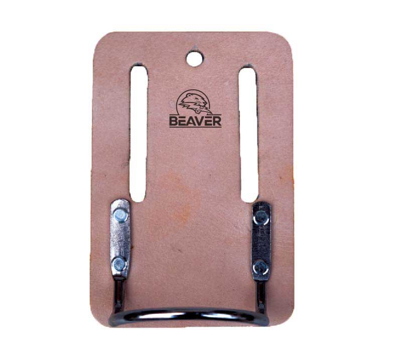 leather tool frog with 1 pocket grey color