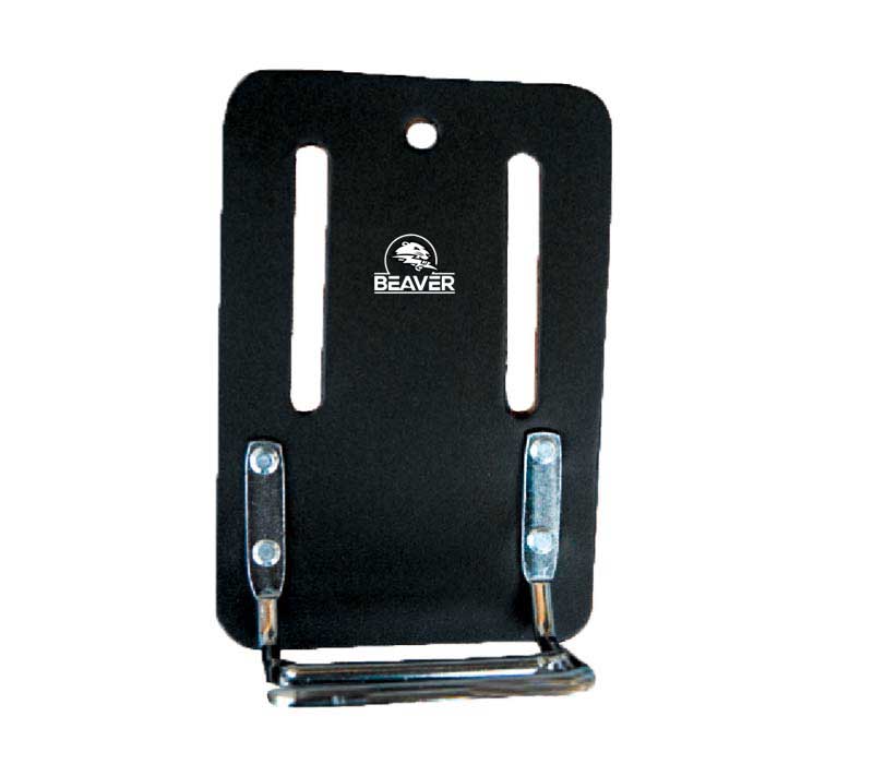 leather tool frog with 1 pocket black color