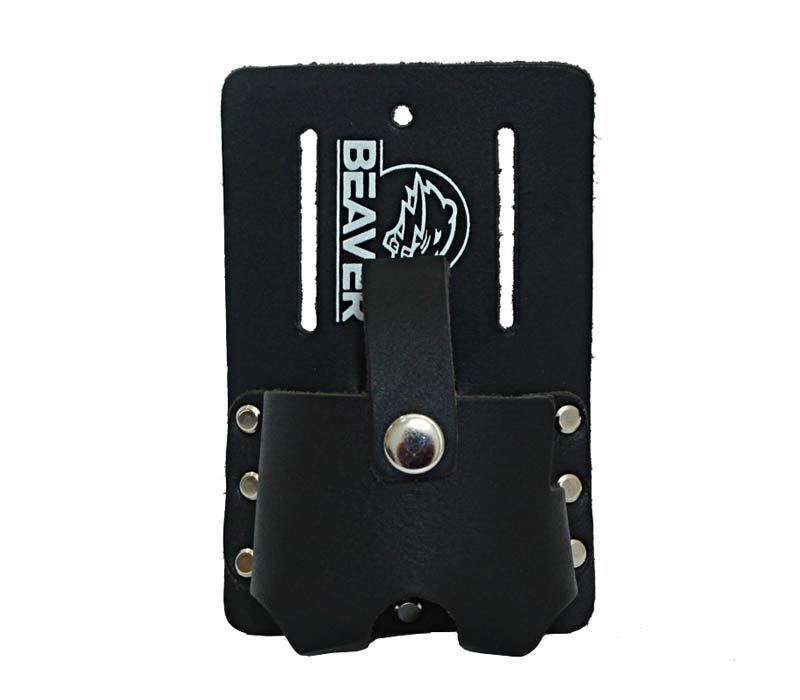leather tool frog with 1 pocket black color